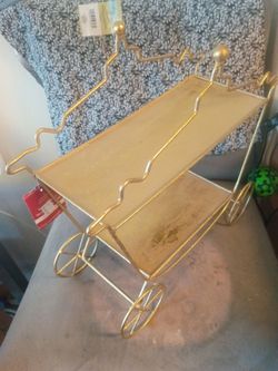 Table caddy gold for holidays