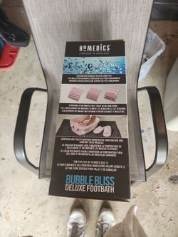 Bubble bliss deluxe footbath