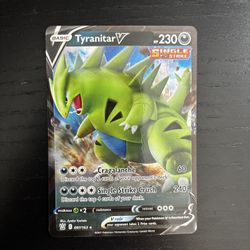 Pokemon Card Tyranitar V Full Art