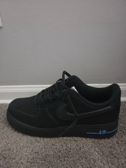 Nike Air Force 1 '07 'Black University Blue'