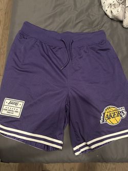 Lakers Purple Shorts Large
