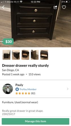 Dresser drawer