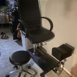 Pedicure Spa Chair With Stool