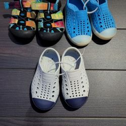 Size 5 natives and keens shoe bundle. $40 shipped smoke free pet free cross posted. VGUC