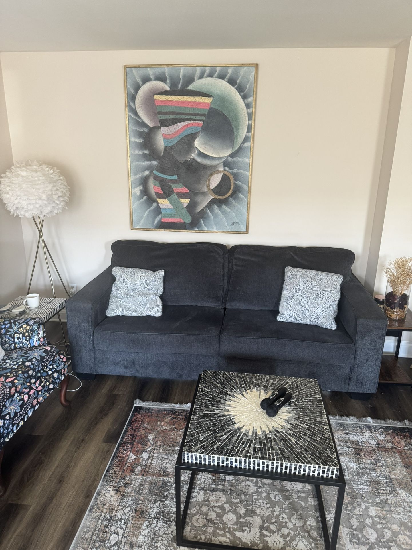 Ashley Two Pieces Sofa Set