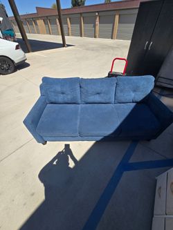 Blue sofa $75
