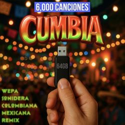 DJ Tools - DJ Equipment 64GB Flash Drive - Cumbia - Música Para DJ