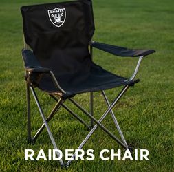 2 RAIDERS CHAIR - official NFL item