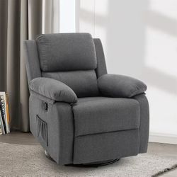 Swivel Rocker Small Recliner Chair for Small Spaces for Living Room
