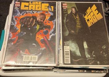 2 Luke Cage comic books and the punisher Red band
