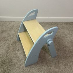 Wooden Step Stool, Two Step Stools, 300 lb. Load Capacity,