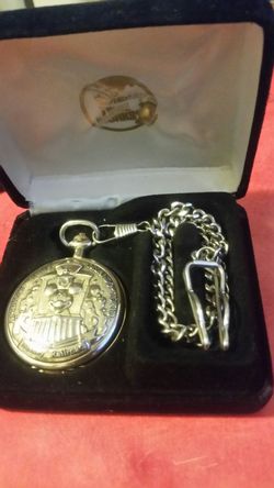 Disney parks Mickey railroad pocket watch