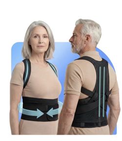 Posture Corrector For Seniors Women & Men, Advanced Full Back Brace Support