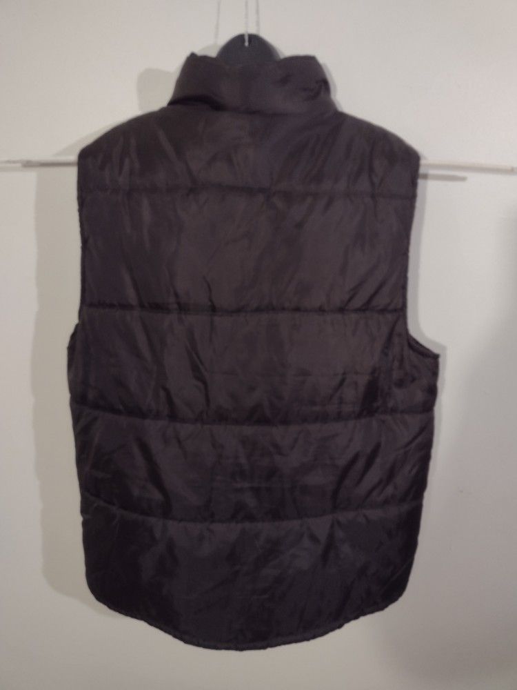 Men's Off Black Sleeveless Vest NXP Size 2XL. Puffy Ski