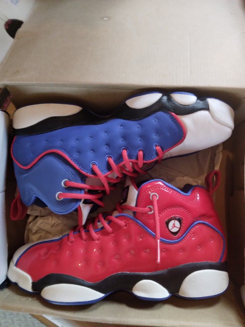 Nike Air Jordan Jumpman Team II GS University Red Blue White