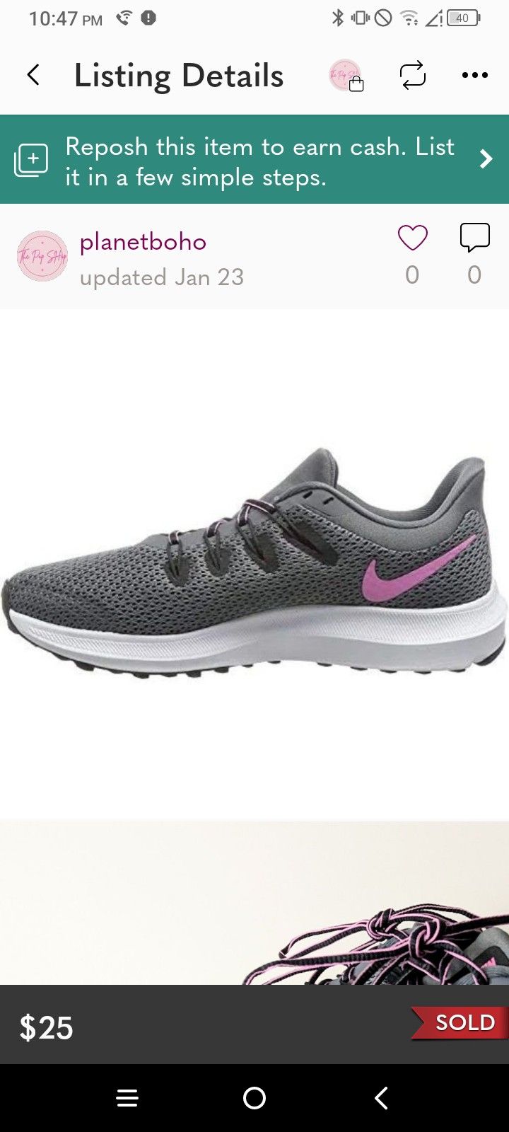 Nike Quest Running Shoes New 
