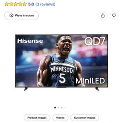 Hisense 75" QD7 Mini-LED TV 2025 BRAND NEW