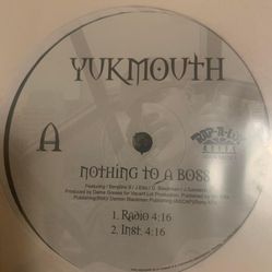 Yukmouth - Nothing To A Boss 12” Vinyl Record 