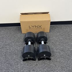 ( BRAND NEW IN BOX ) Pair Of 80lb Adjustable Dumbbells - Click On My Profile For More Gym Equipment 