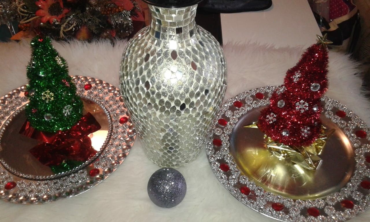 Platos para decorar en navidad
