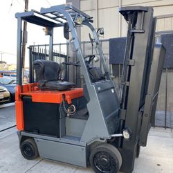 2010 Toyota Electric Forklift Sit Down 3000 LB. CAP