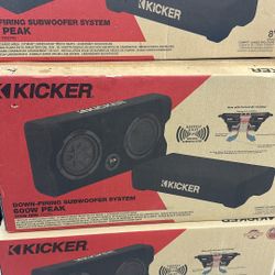 Kicker 10” Subwoofer Packeg With Box
