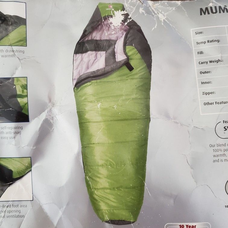 Swiss Gear Mummy Sleeping Bag Camping 