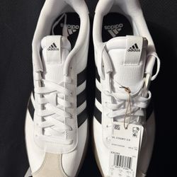 Adidas VL Court 3.0 Skateboarding Shoes Men’s Sz 12 Sneakers White Skate