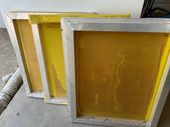 Aluminum screenprint screens 24x20