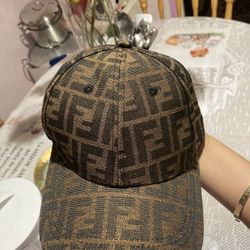 FF Brown Baseball Cap Unisex Fashion 