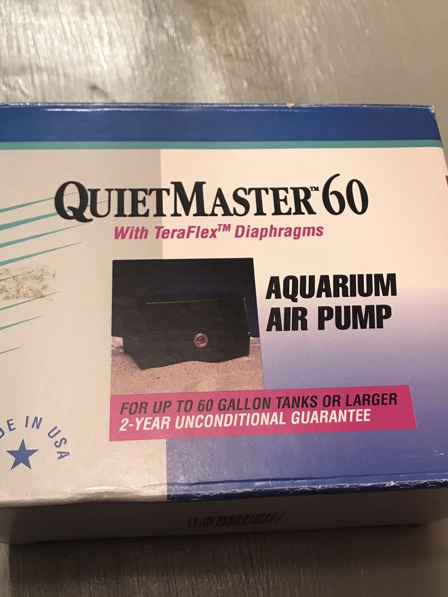 Aquarium Air Pump QuietMaster60