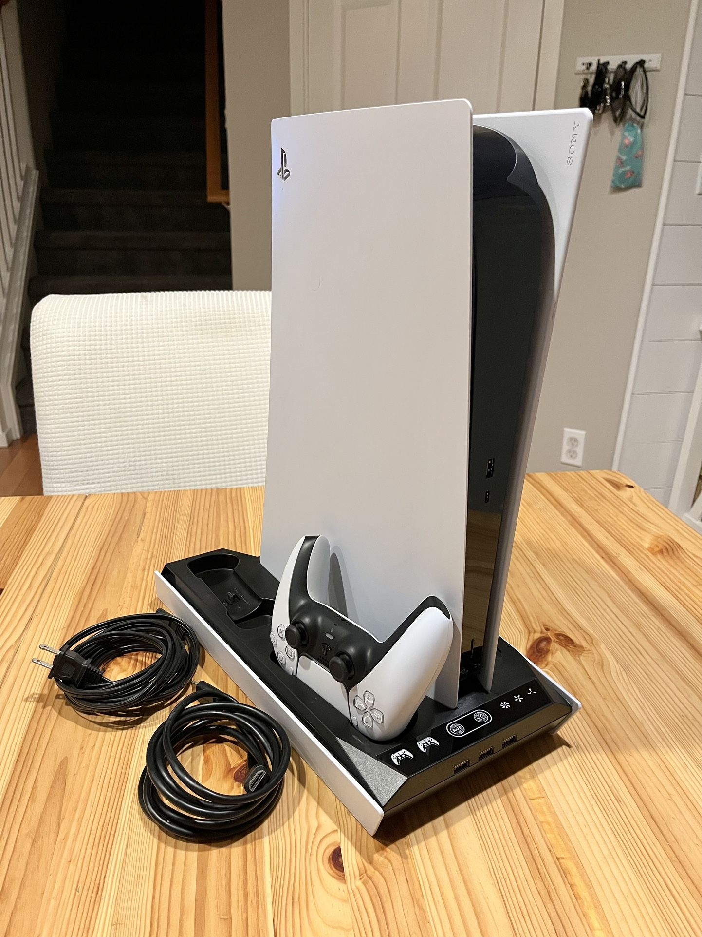 PS5 with Charging/Cooling Stand
