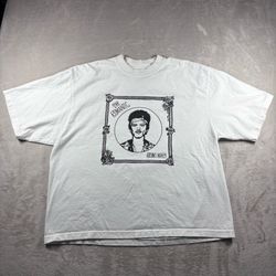 Bruno Mars "The Romantic" Promo Men’s XL White Oversized T-Shirt #7A