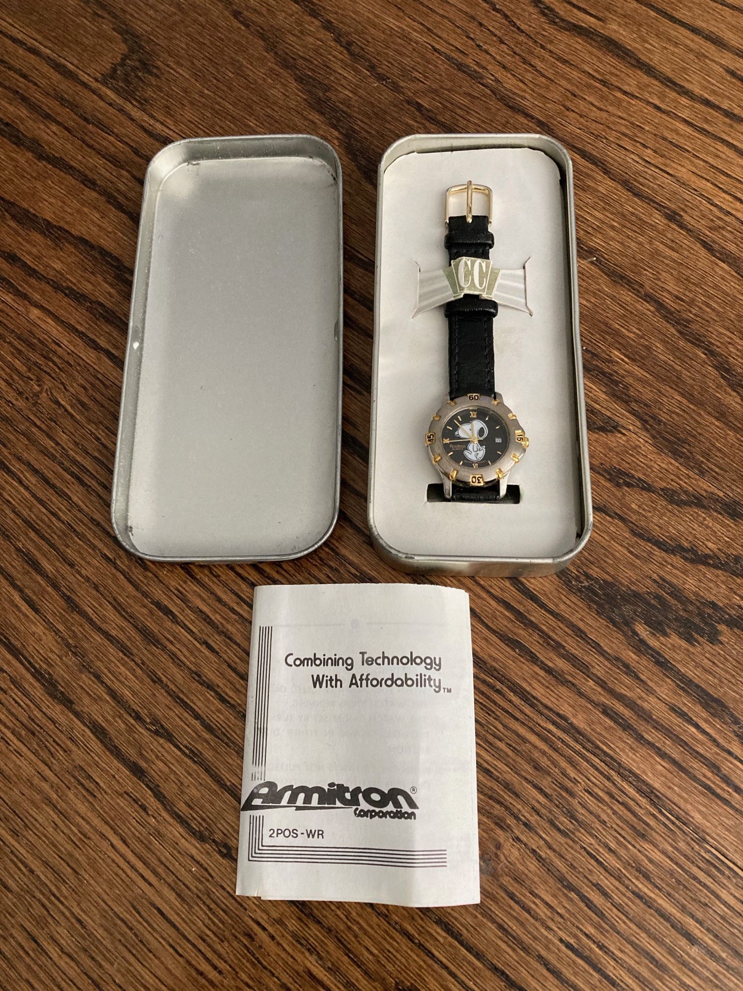 *Vintage Armitron Collectibles Peanuts Snoopy Classic Characters Watch*