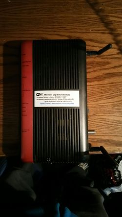 Verizon modem and router