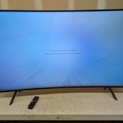 Samsung 55" Curved UHD 4K Smart TV Television With Remote And Power Cord