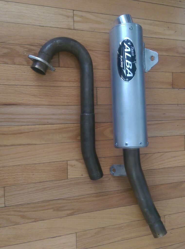 Team Alba Racing pipe for Atv