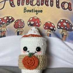 Pumpkin Spice Latte Crochet Amigurumi