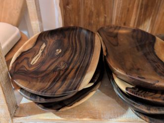Handcrafted Wood Plates