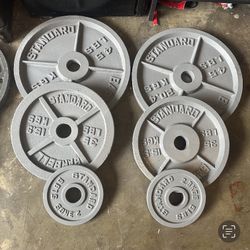 170lbs Of Olympic Weight Plates 