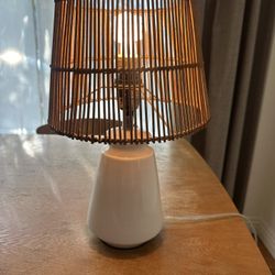 Rattan Table Lamp