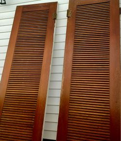 Beautiful Wood Two Sided Doors