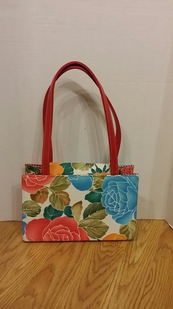 Floral designer bag