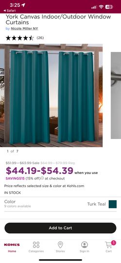 Cabana Curtains-Nicole Miller New York