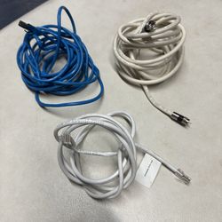 Ethernet Cables & Coax Antenna Cable Bundle – CAT5e – Various Lengths