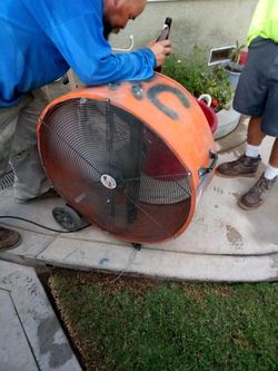 Commercial fan works great