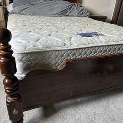 Queen Bedroom Set With Mattress And Box 