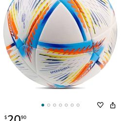 Soccer Ball | Size 6 | Seamless Heat Bonding | Butyl Bladder PU Soft Fabric | Indoor Outdoor Match Game Ball