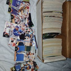 Box with ALOT of baseball cards