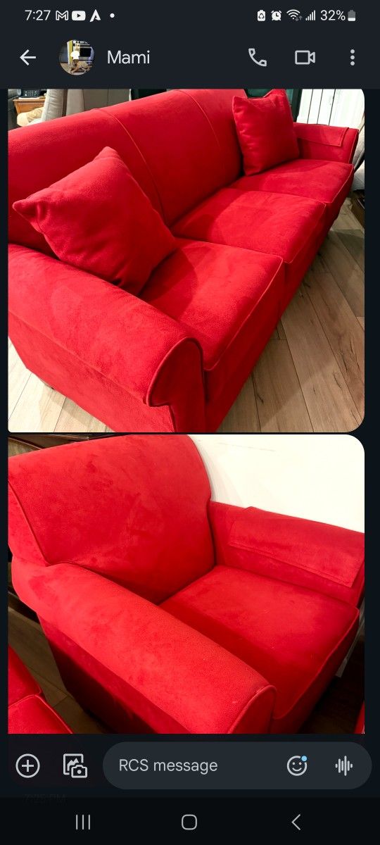 Sofa Set RED